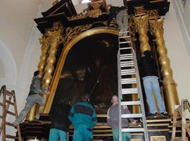 Do katedrály se vrátil zrestaurovaný obraz od Karla Škréty
